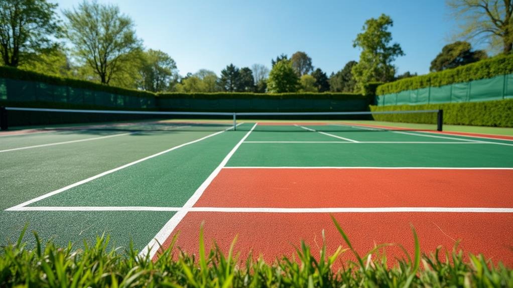 tennis court size specifications