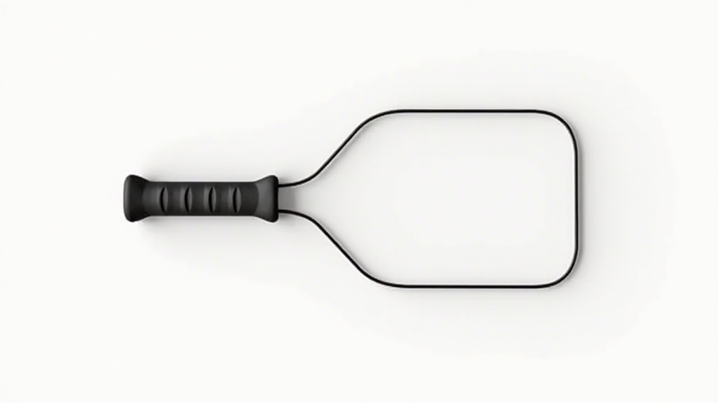 Understanding Pickleball Paddle Handle Shapes Outline