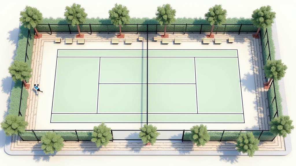 Detailed Pickleball Court Seating Arrangements Outline