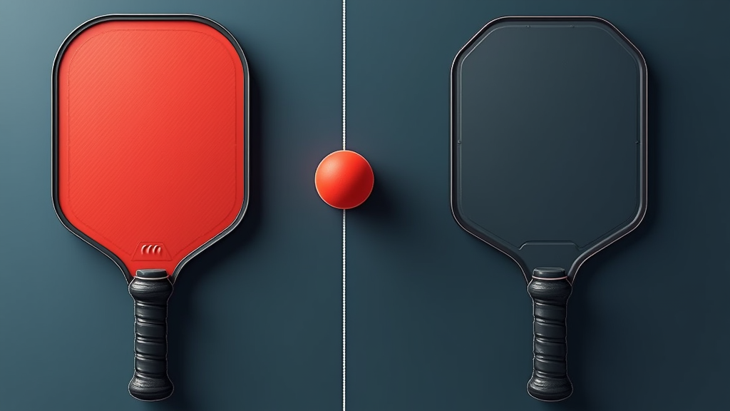 Pickleball Paddle Handle Shapes Outline: Sweet Spot Impact