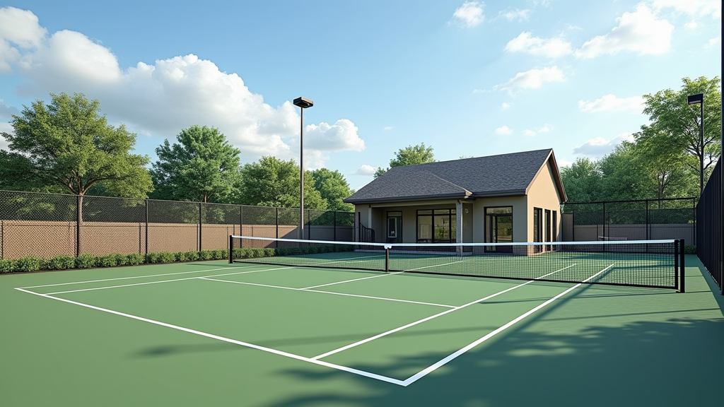 Pickleball Court Construction Costs Outline: Additional Amenities